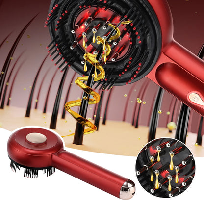 Electric Micro-current Massage Comb Red Light Hair Care