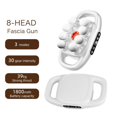 42-Heads Fascia Gun High-Frequency Vibration Body Massage