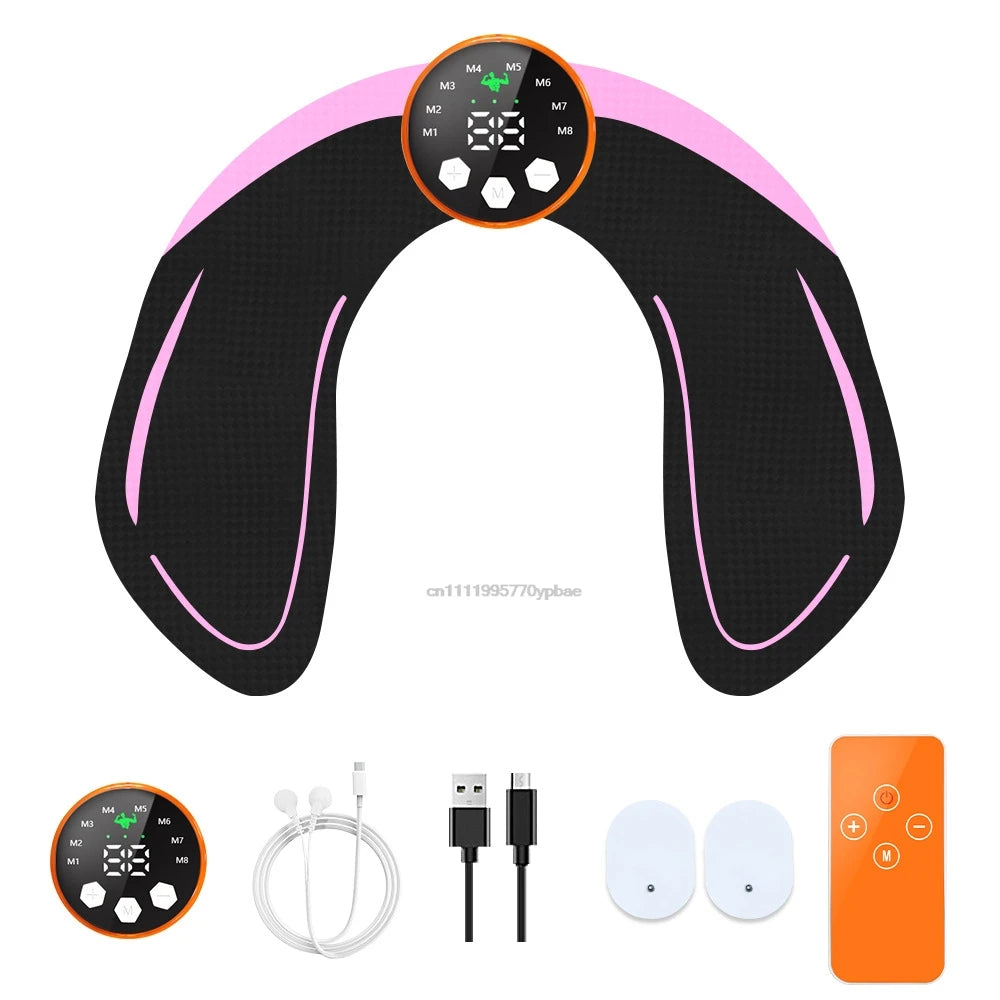 Wireless EMS Ab Trainer - Smart Muscle Stimulator for Home Fitness