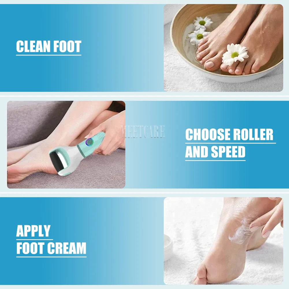 Electric Foot Grinder Remover Dead Skin Professional Grinding