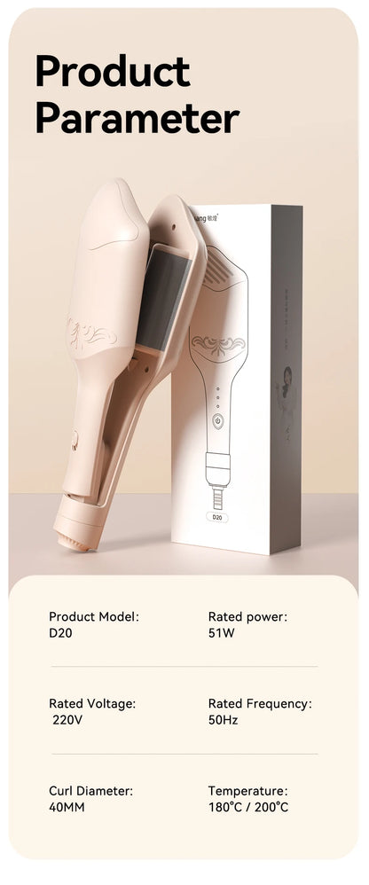 Curling Iron Temperature adjustable Beach Waves