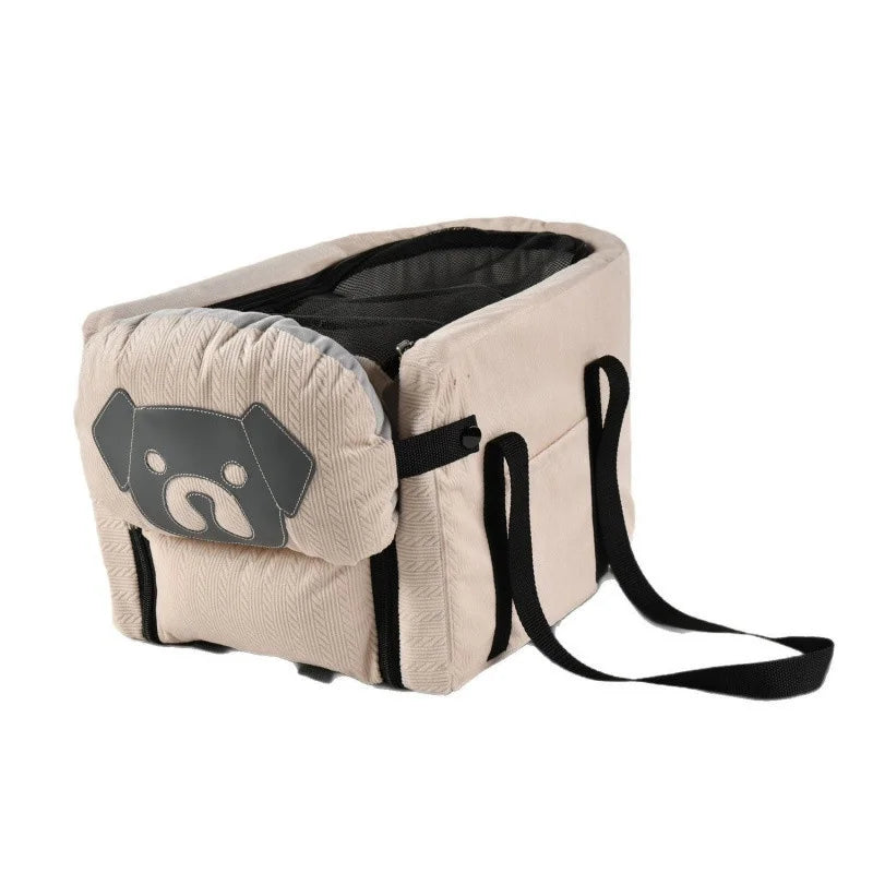 Dog Car Seat Cover Foldable Hammock Pet Harness Cat Bag Basket Stable