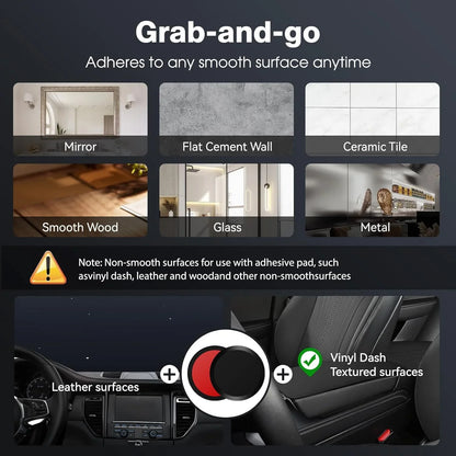 Upgraded 360° Vacuum Magnetic Phone Holder