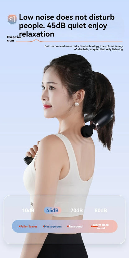 New Smart Fascia Gun Electric Massager Massage Hammer