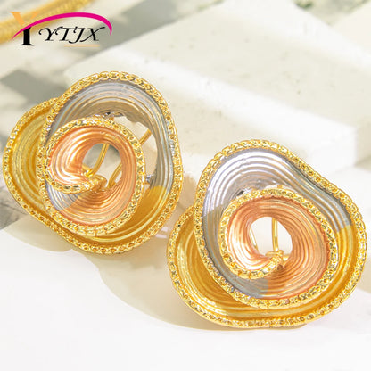 Design Stereo 3D Rose Earrings Y2K Colorful Flower Drop Earring