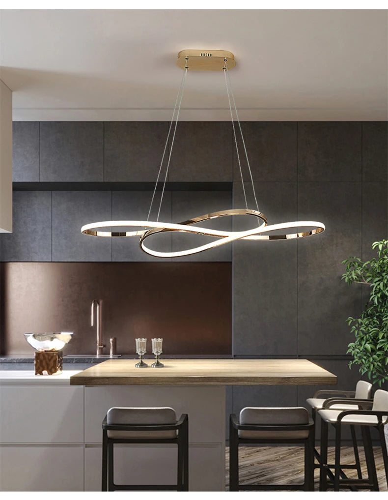 Nordic Simple LED Restaurant Pendant Lights Creative Light
