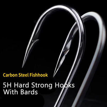 Jig fishing hooks with auxiliary hook,