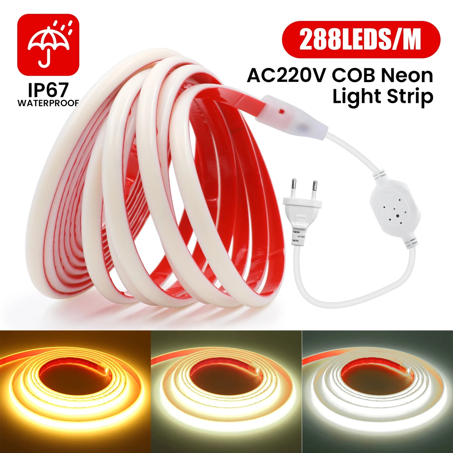 Waterproof Cuttable Flexible Ribbon LED Neon Light