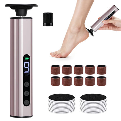 Aluminum Alloy Electric Foot Grinder 9 Speeds Callus