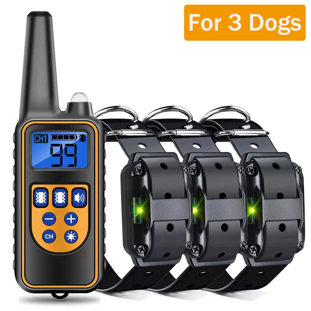 Electric Dog Training Collar Waterproof Dog Bark Collar