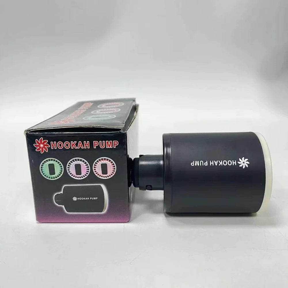 Electric Shisha Hookah Starter Pump USB Charging LED Lights