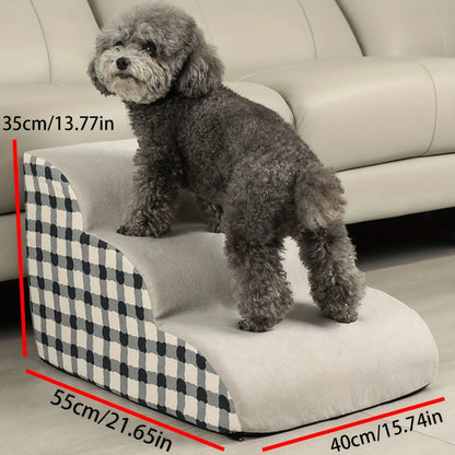 Pet 2/3 Steps High Density Foam Dog Secure Stairs Ramps