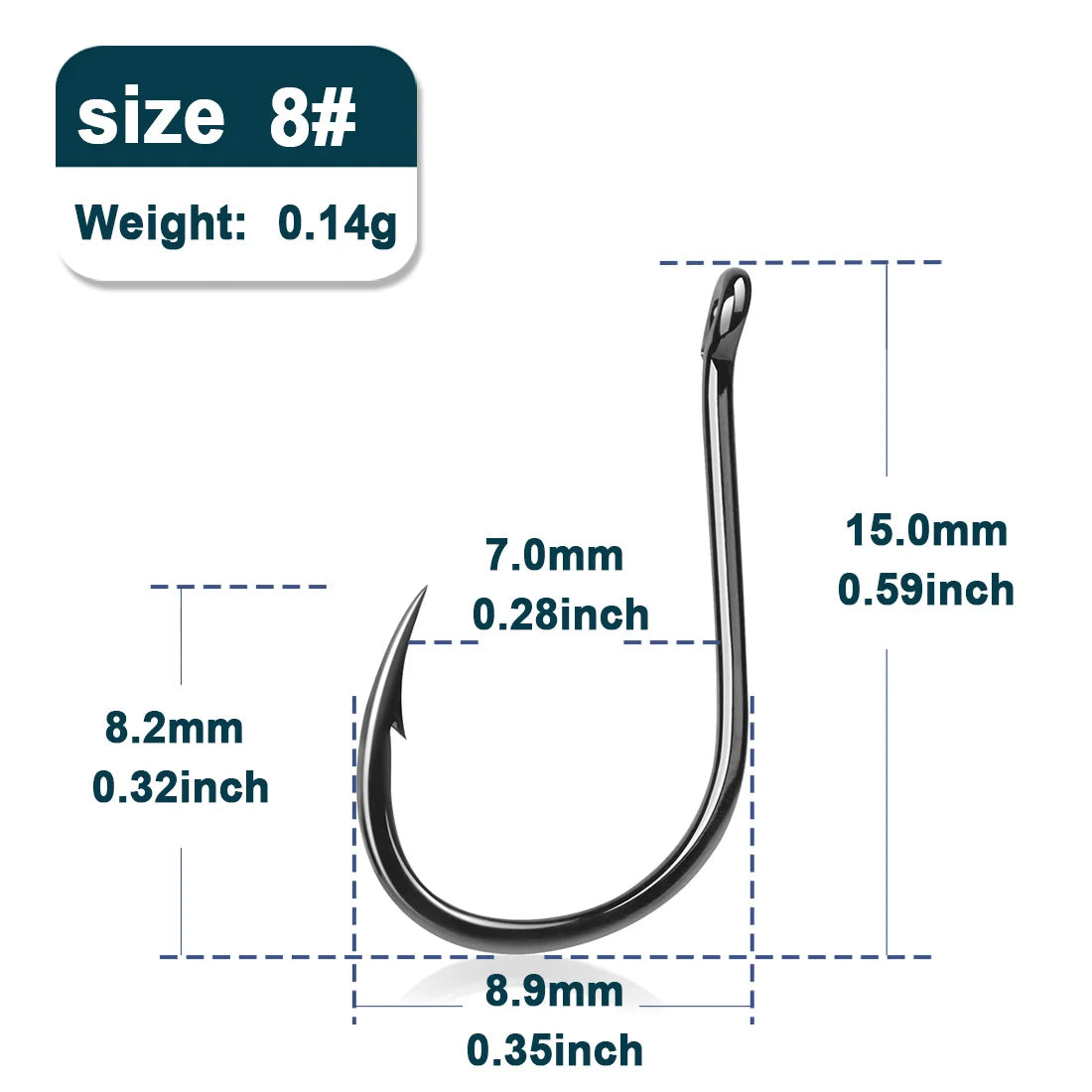 9KM Iseama Fishing Hooks 50~200Pcs Carp Hook Saltwater