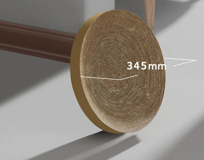 Corrugated Paper Cat Scratch Board Cat Toy with Ball Wear-resistant
