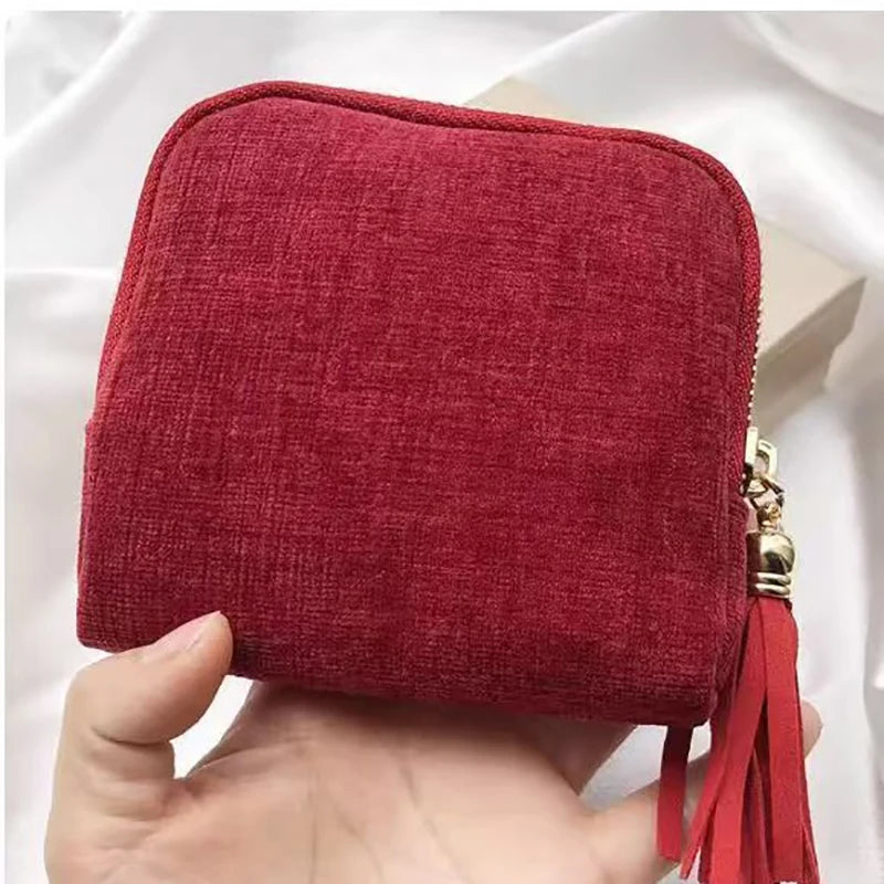 Exquisite Jewelry Storage Bag With Tassel Pendant