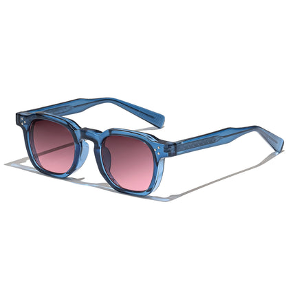 HBK New Square Retro Sunglasses Men Fashion