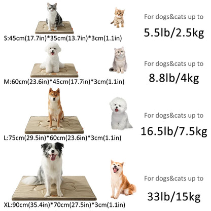 Winter Washable Dog Bed Reversible Dog Crate Pad