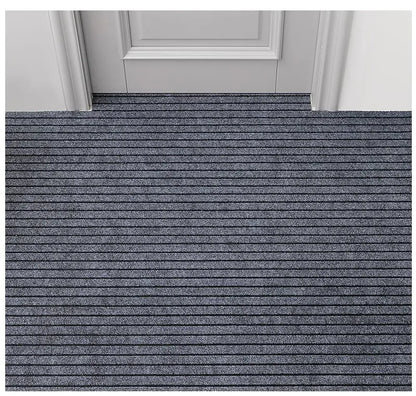 Large sized striped rubber bottom corridor carpet carp