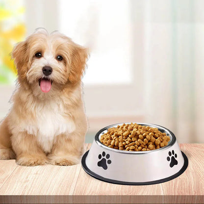 Stainless steel large capacity pet bowl dog food bowl