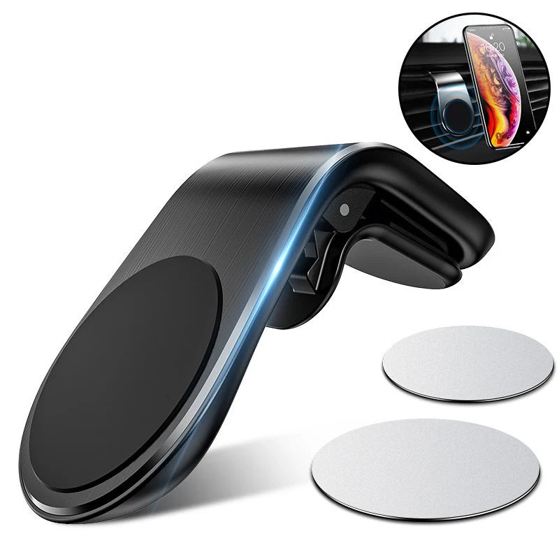 Magnetic Car Phone Holder Air Vent Clip Mount 360 Rotation