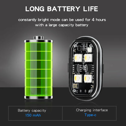 Wireless LED Strobe Lights Car Decor Atmosphere Light