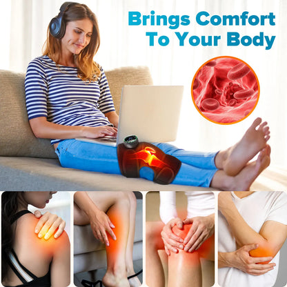 3 in 1 Cordless Thermal Knee Pad Knee Shoulder Massager