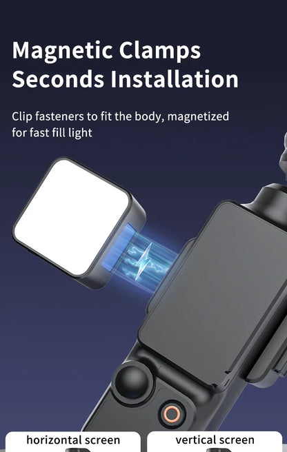 Mini Magnetic LED Fill Light Photography Lighting Camera