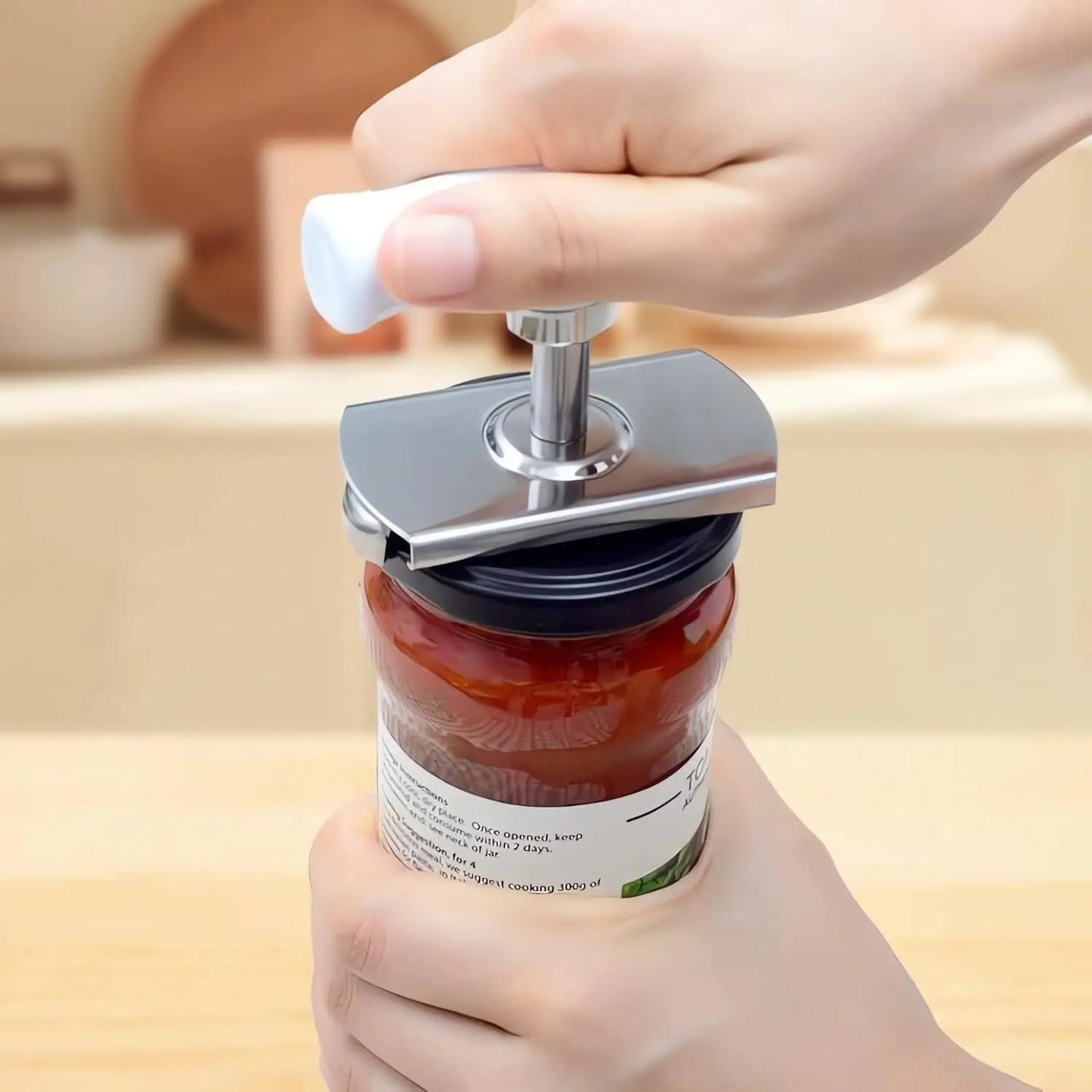 Multi-Function Bottle Cap Opener Stainless Steel