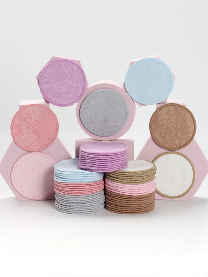 Bamboo Fiber Makeup Remover Pads Face Cleanser