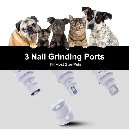 Dog Nail Grinder USB Rechargeable Electric Pet Paws Clipper