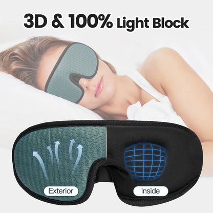 New Brand 3D Sleeping Mask Block Out Light Sleep Mask