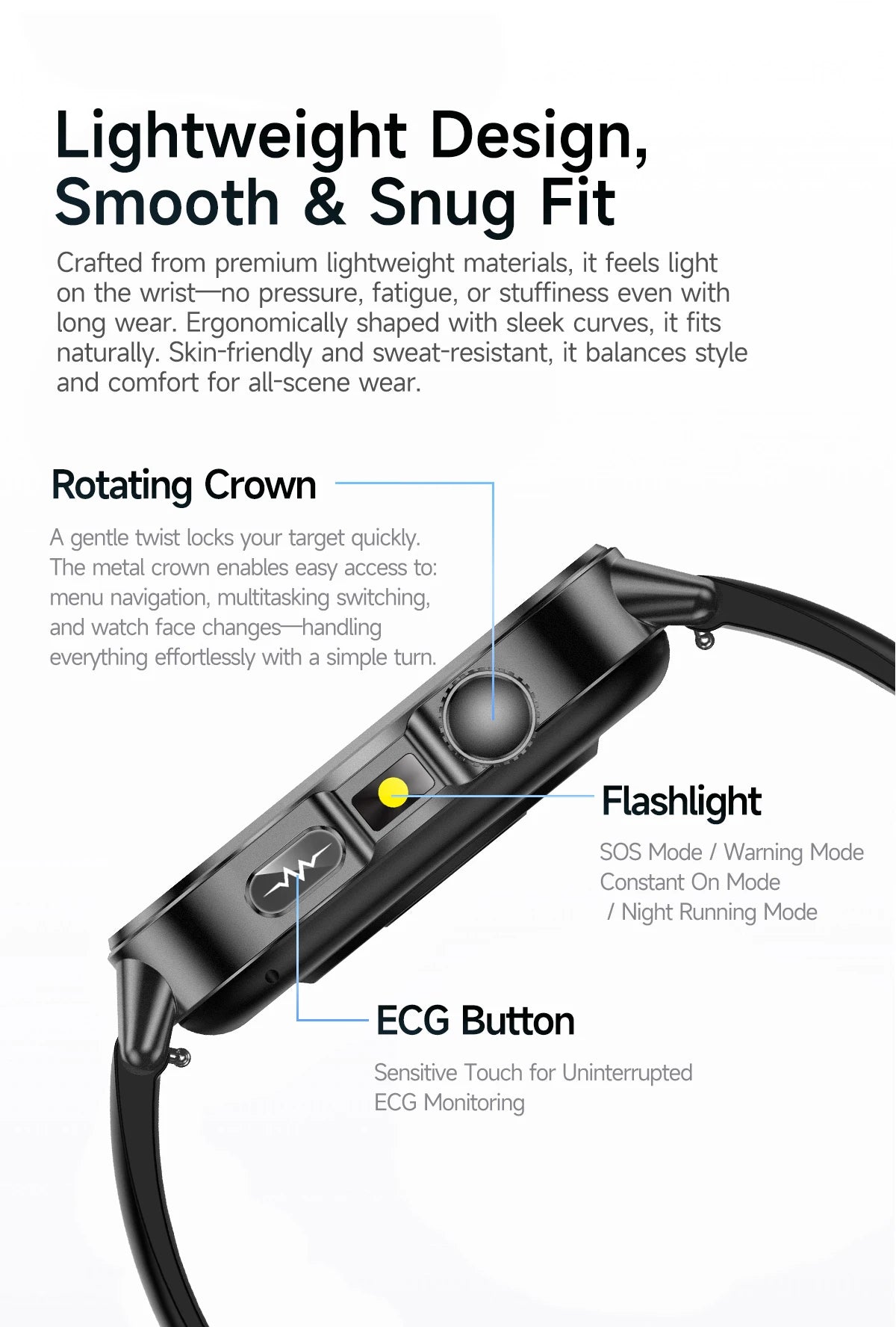 New ECG+PPG Smart Healthy Diagnosis Surveillance For Men