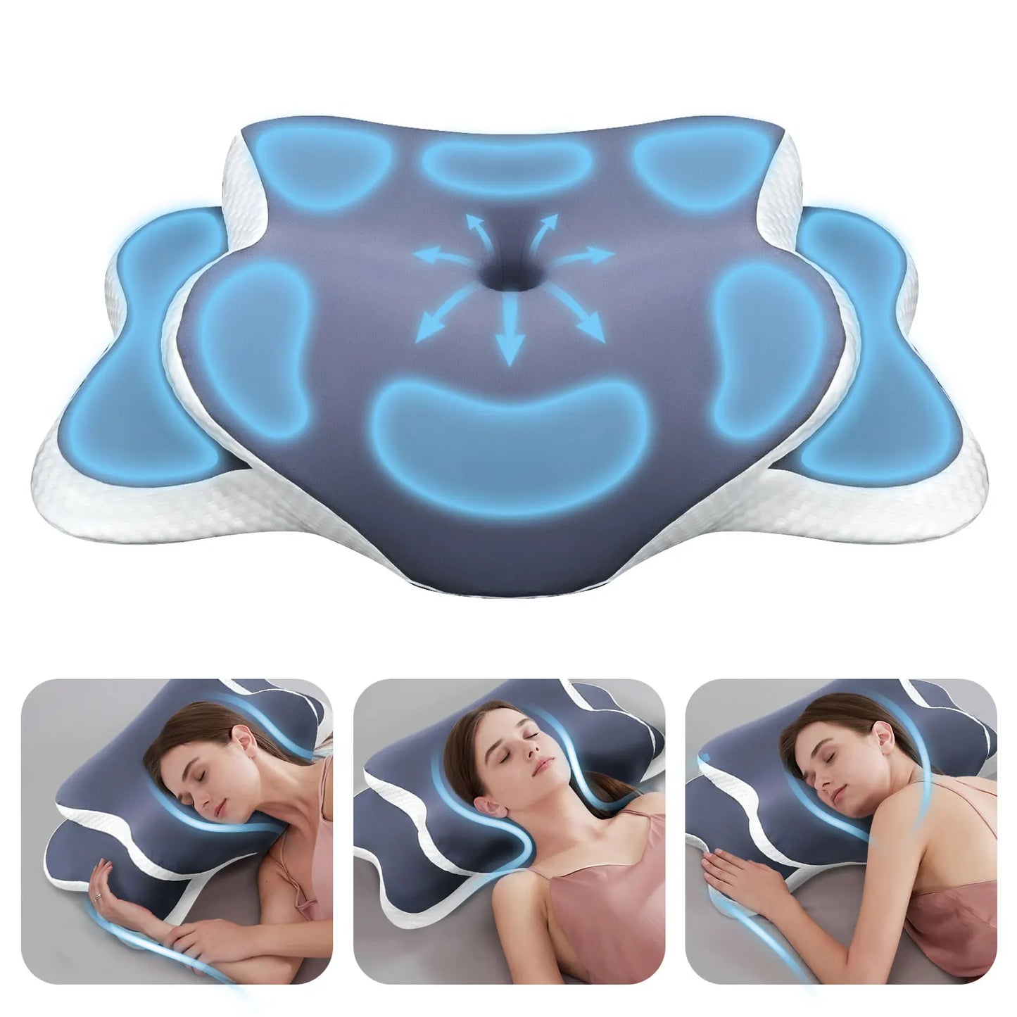 Memory Foam Pillow Cervical Pillow Neck Pain Relief
