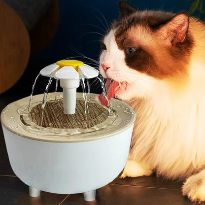 Pets Water Fountain Auto Filter USB Electric Drinker Bowl