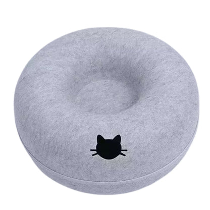 B-Tunnel Donut Cat Bed Interactive Tunnel Pet