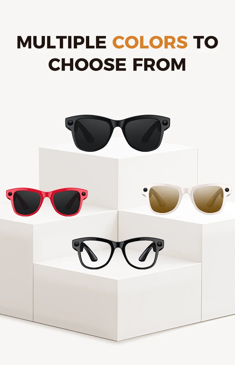 World Premiere Smart AI Glasses 4K HD 800W Pixel Camera
