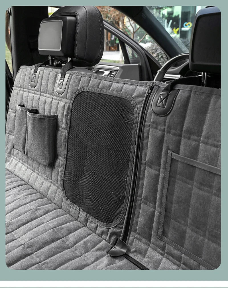 Dog Car Seat Cover Waterproof Dog Carriers Travel Mat Hammock