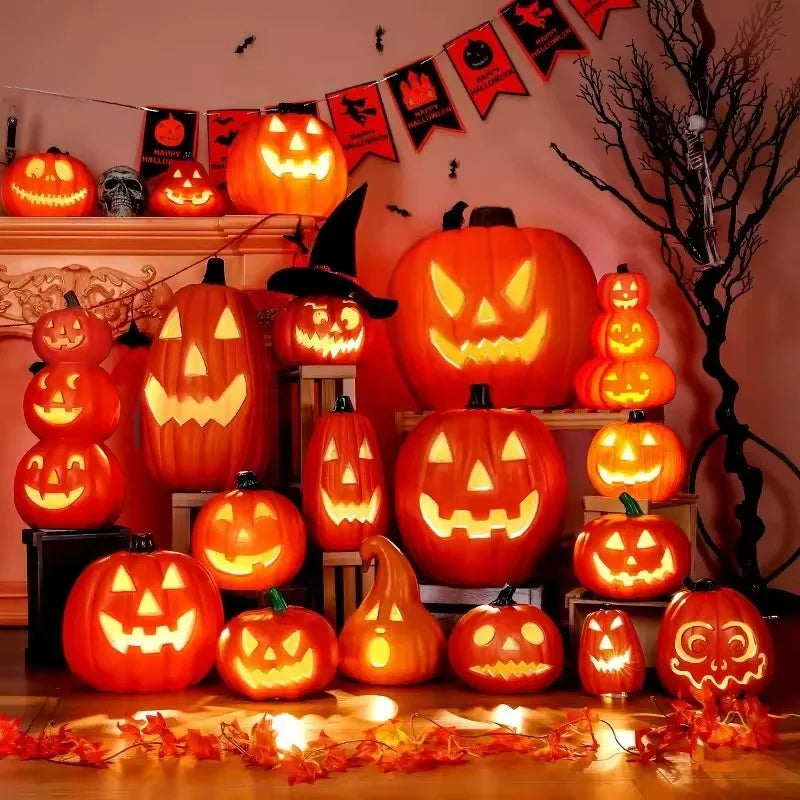 1Pc Decorative Pumpkin Halloween Props Lantern