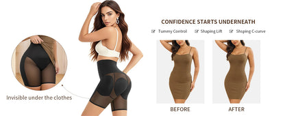 4 Fake Pads Side Hip Enhancer Invisible Breathable Tummy
