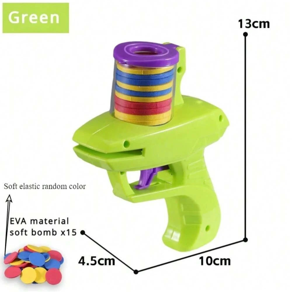 1pc Foam Disc Launcher Flying Disc Handheld Shooter