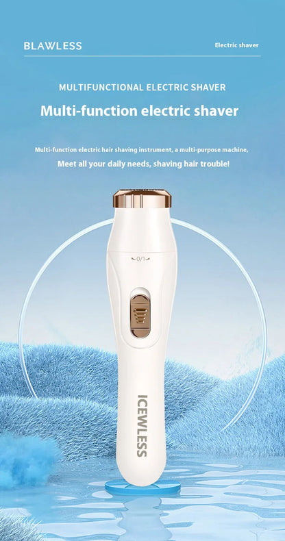 Electric Hair Trimmers for Women Waterproof Razor Painless