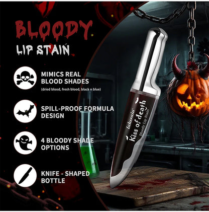 Lip Stain Kiss of Death Bloody Gothic Matte Long Lasting