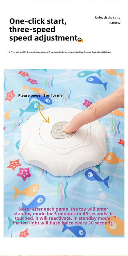 Electric cat turntable pet toy self-stimulating