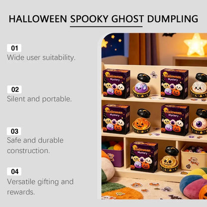 Soft Squishy Dumpling Toy With Halloween Theme Box