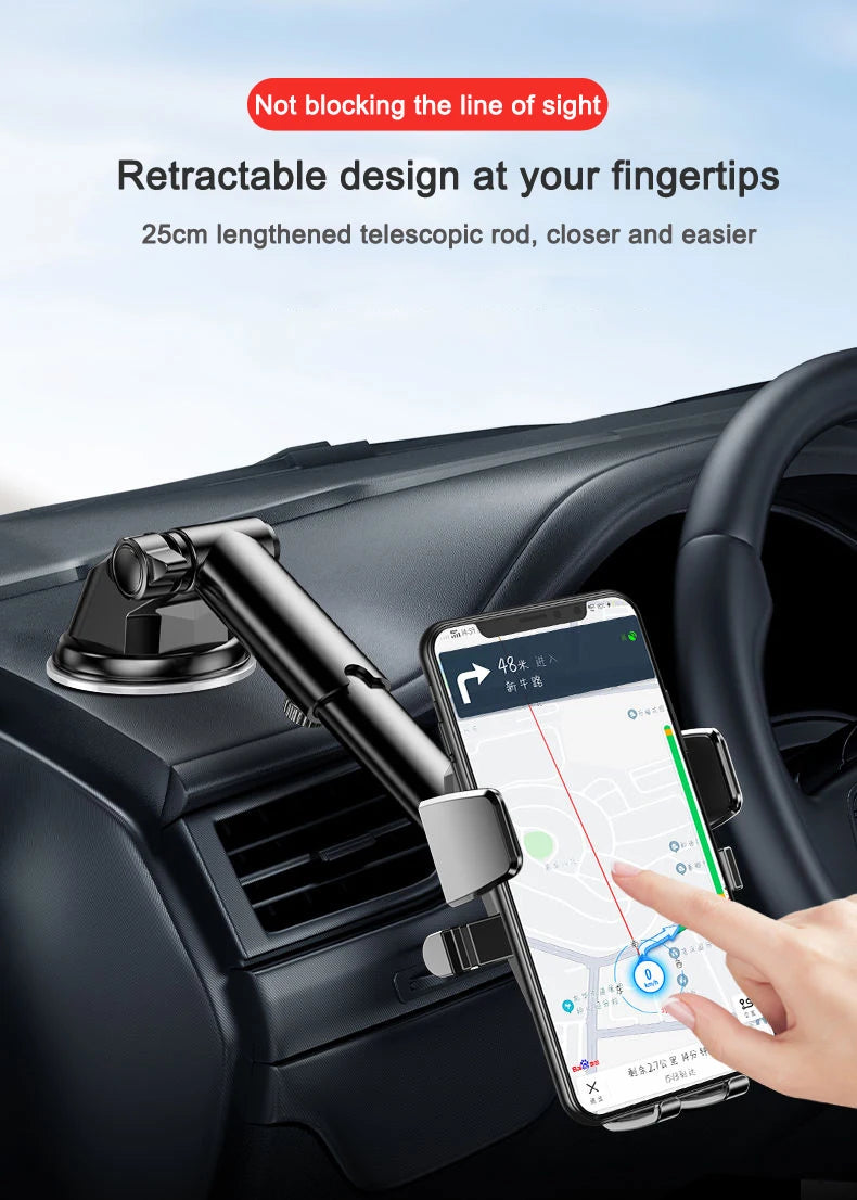 NEW Universal Sucker Car Phone Holder 360° Windshield