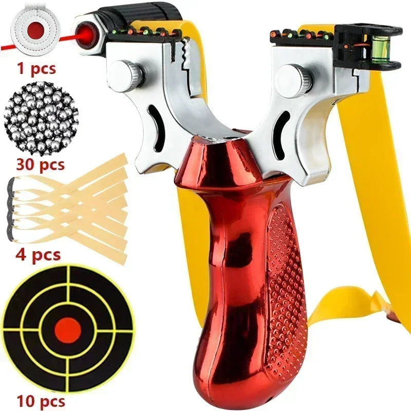 Laser Pointing Slingsshot 10 Style Precision Aiming Slingshot
