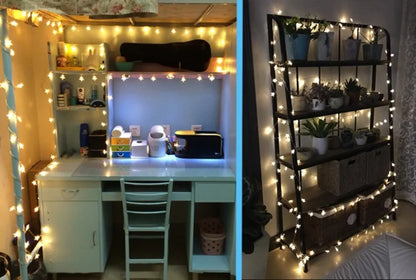 1.5M/3M/6M/10M 80Leds Star String Lights Christmas Garland