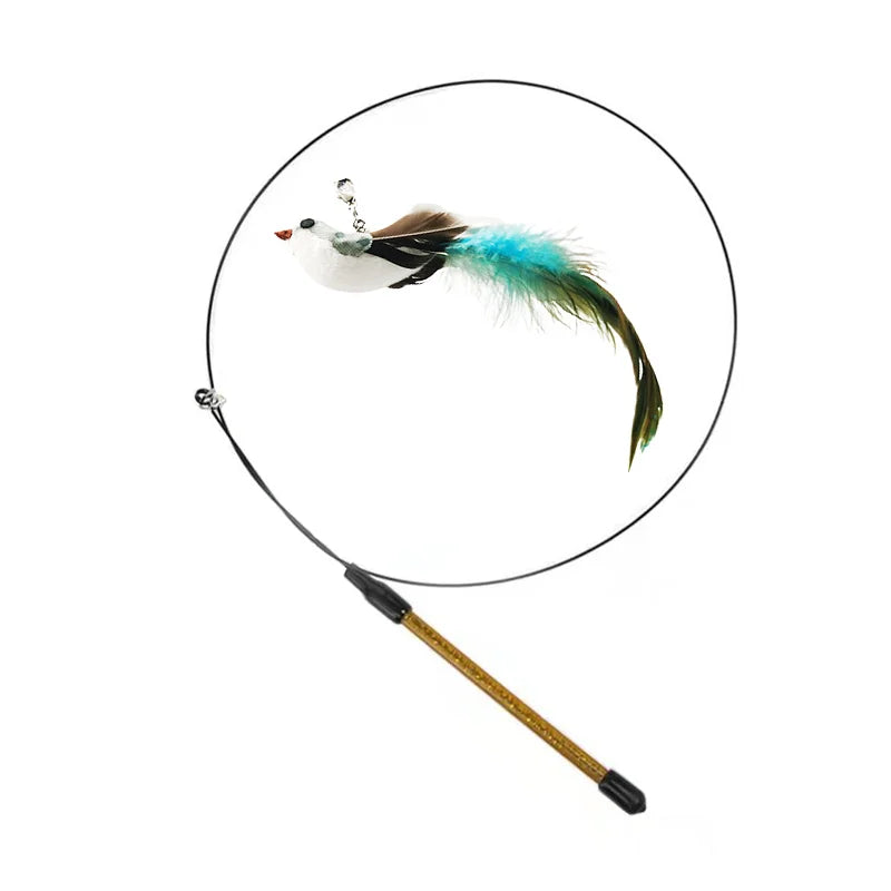 Simulation Bird Interactive Funny Cat Stick Toy