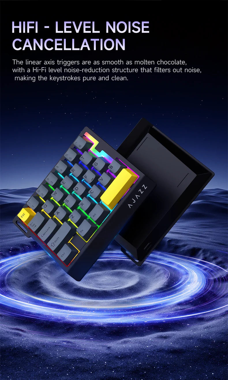 Wired One-Handed Gaming Keyboard HE Magnetic Switch