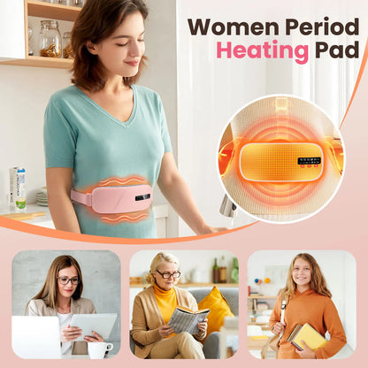 Electric Heating Pad Menstrual Cramp Massager Belt Women